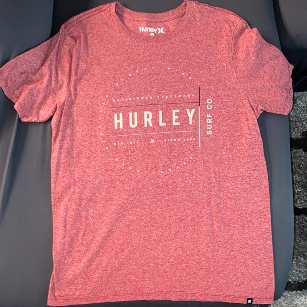 Red Hurley T-Shirt Size Medium